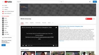 REVA University - YouTube