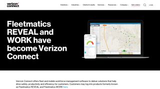 Fleetmatics REVEAL and WORK have become Verizon Connect