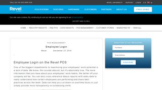 Employee Login and Card Swipes | Revel iPad POS - Revel Systems