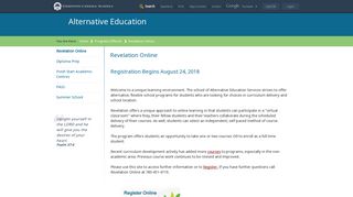 Revelation Online - Edmonton Catholic Schools