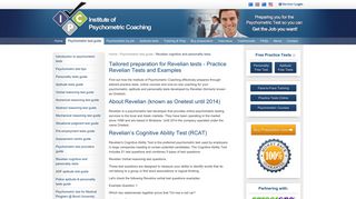 Tailored preparation for Revelian tests - Practice Revelian Tests and ...