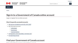 Sign in to a Government of Canada online account - Canada.ca