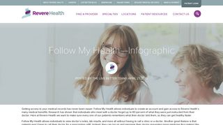 Follow My Health - Infographic | Revere Health