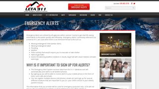 Emergency Alerts - LETA911LETA911 - LETA911.org