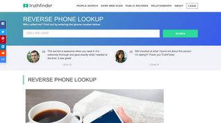 Reverse Phone Lookup | Phone Number Search - Truthfinder
