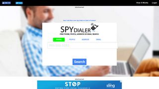 Spy Dialer: Free Reverse Phone Number Lookup - Cell Phone or ...