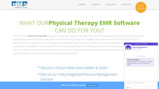 Physical Therapy EMR Features | BMS Practice Solutions