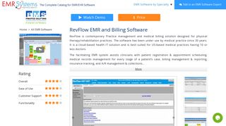 RevFlow EMR Software, Latest Reviews Free Demo and Pricing ...