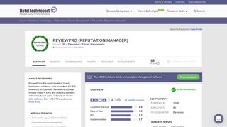 ReviewPro (Reputation Manager) Reviews - Ratings, Pros & Cons ...