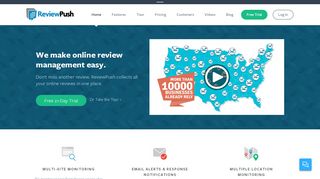 ReviewPush: Online Review Monitoring and Management Tool
