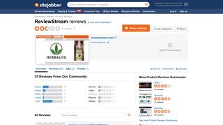ReviewStream Reviews - 35 Reviews of Reviewstream.com | Sitejabber