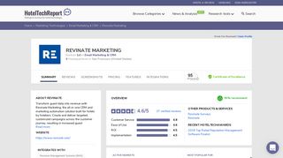 Revinate Marketing Reviews - Ratings, Pros & Cons, Alternatives and ...