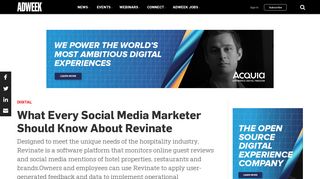 What Every Social Media Marketer Should Know About Revinate ...