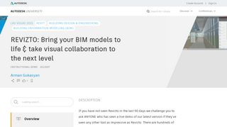 REVIZTO: Bring your BIM models to life & take visual collaboration to ...