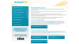 REVLIMID REMS Prescriber Resources