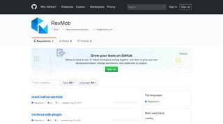 RevMob · GitHub