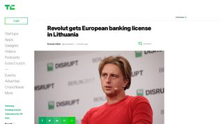 Revolut gets European banking license in Lithuania | TechCrunch