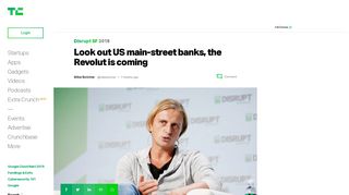 Look out US main-street banks, the Revolut is coming | TechCrunch