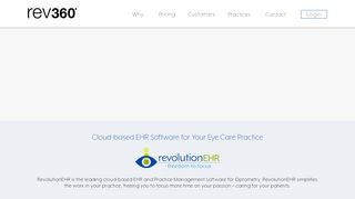 RevolutionEHR: The Leading Cloud Based EHR Software for Optometry