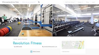 Revolution Fitness | gyms in Worcester | Contact & Directions