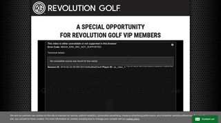 RG Plus for VIP Members - Revolution Golf