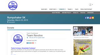 Team Revolve - Rumpshaker 5K - RunSignup