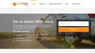 Revs Check: REVS/PPSR Check Vehicle History Report