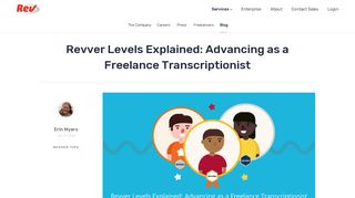 Revver Levels Explained: Working as a Freelance Transcriptionist ...