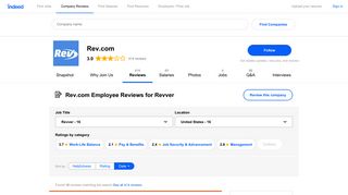 Working as a Revver at Rev.com: Employee Reviews | Indeed.com