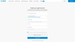 Agent Sign Up | REW