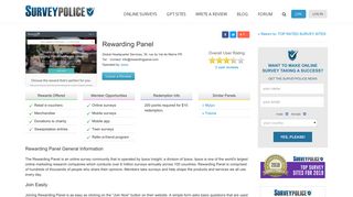 Rewarding Panel Ranking and Reviews - SurveyPolice