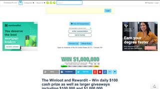 The Winloot and Rewardit – Win daily $100 cash prize as well as la ...