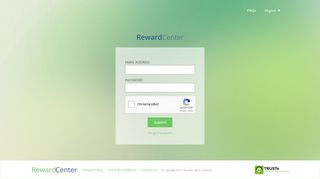 Virtual Reward Center: Sign In