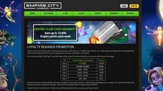 Loyalty Rewards Promotion | Empire City Online Casino