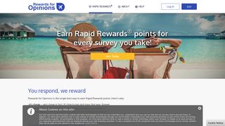 Rewards For Opinions - Collect Rapid Rewards® points by Taking ...