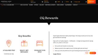 CQ Rewards - Central Loop Hotel