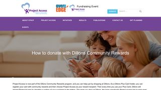 How to donate with Dillons Community Rewards – Central Plains ...