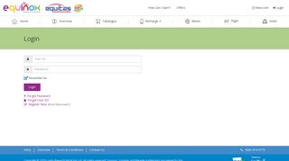 Login | Equinox Rewardz