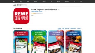 REWE Angebote & Lieferservice on the App Store - iTunes - Apple
