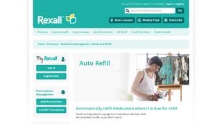 Rexall.ca | Rexall Auto Refill