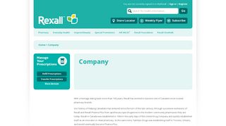 Rexall.ca | Company