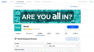 Working at Rexall: 584 Reviews | Indeed.com