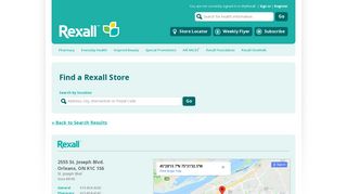 Store #8185 - Rexall