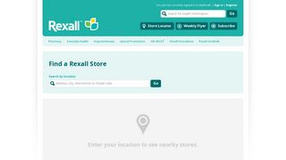Store Locator - Rexall