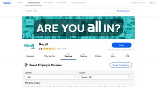 Working at Rexall: 576 Reviews | Indeed.com
