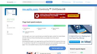 Access rex.apihc.com. Centricity™ ShiftSelect®