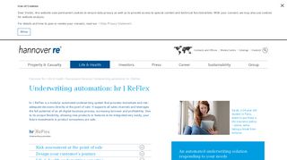 Hannover Re - Underwriting automation: hr | ReFlex