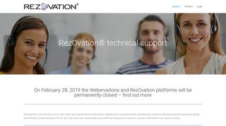 RezOvation & Webervations Technical Support - Get Help Now!