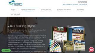 Booking Engines | RezStream Cloud