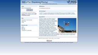 RF-ITV Tracking Portal Login